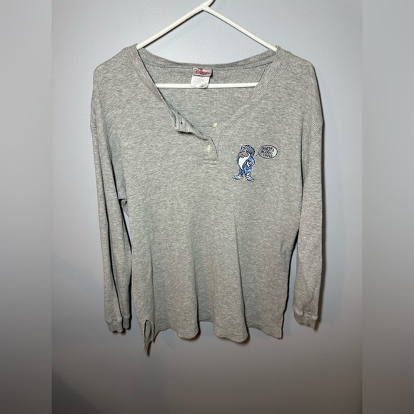 Vintage Disney Store Grumpy Dwarf Pajama Set Womens Sz Small/Medium Gray Thermal - Picture 3 of 11